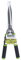 Garden Hedge Shears Easy Grip Sharp Cutting Lightweight Heavy Duty Strong Garden Trimmer (Black)