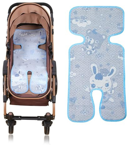 Materassino Passeggino Universale, Copriseduta Passeggino Antisudore, Materassino Estivo Traspirante per Passeggino, Riduce la Sudorazione del Bambino e Protegge il Coprisedile dalle Macchie