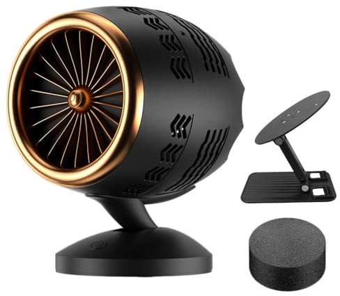 MiOYOOW Mini Hotte Asipirante, 5W Hotte Cuisine Portable Pliable, Ventilateur d'extraction de Cuisine Angle Réglable, Silencieux, pour Une Utilisation Sur Table de Cuisson Intérieure