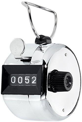 Relags Handzähler Zähler, Silber, One Size