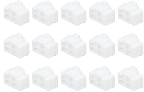 QUARKZMAN 15 Piezas de Tapas de Silicona para Cubrir Los Puertos Rj45, Protectoras para Enchufes Hembra Rj45 de Laptop Y Pc, Color Blanco.