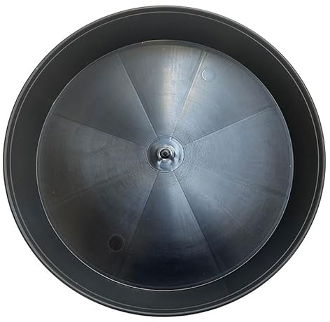 EarlyGrow 5-Pack 25cm Plant Pot Saucers, Flower Drip Trays for Horticulture, Hydroponics, Indoor/Outoor, Household and Garden Plants, Fruits and Vegetables