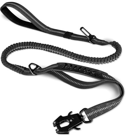 1 Stück Explosionsgeschützte Haustier-Hundeleine, Reflektierende Elastische Hundeleine, Haustier-Hunde-Sicherheitsseil, Nylon-Hunde-Traktionsseil, für Mittelgroße Große X-Große Hunde