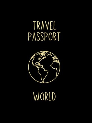 Travel Scrapbook World: Black Passport