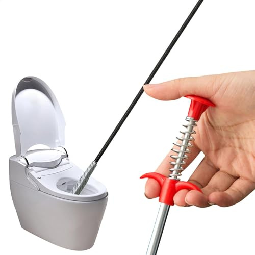Outil de ramassage flexible à griffe – Pince de plomberie | Outil de préhension à quatre griffes pour enlever les obstructions de toilettes, outil d'aide à la collecte de litière, canalisations, évier