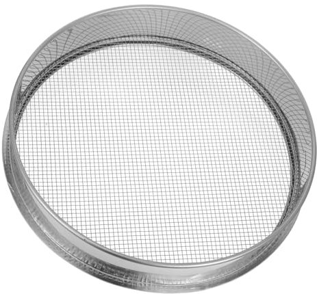 Didiseaon de Acero Inoxidable cedazo tamizar Suelo cernido filtrar de Roca criba de compostaje Pantalla de tamizado Malla de Pantalla de Acero Inoxidable colador de harina Silver