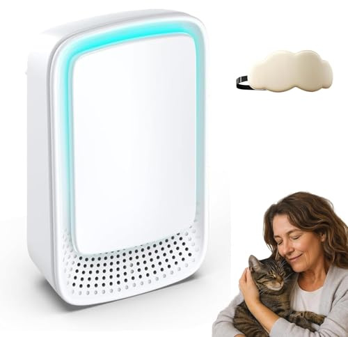 Purificatore d'Aria, Gatti, Depuratore d'Aria Plug In Air Purifier, Portatile e Piccolo, Agli Ioni Negativi per Ufficio, Stanza, Bagno, Animali Domestici (1pc)