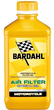 Bardahl - Air Filter Special Oil Moto - Manutenzione Filtro dell'Aria, Massima Adesività per una Superiore Capacità Filtrante, Trattamento Lunga Durata, Formula Concentrata (Oltre 15 Trattamenti), 1 L