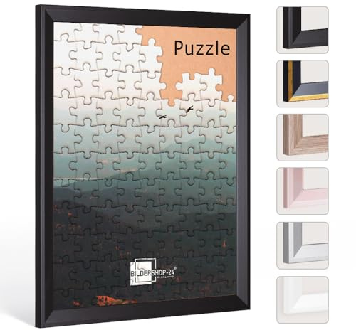 Cornice portafoto per puzzle PRIO 60 x 85 cm, colore nero (opaco) per circa 1500 – 2000 pezzi