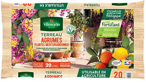 Terreau Agrumes Plantes Méditerranéennes - 20 L