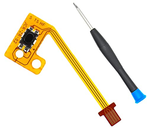 MMOBIEL Câble Ruban Flexible et Bouton ZR Compatible avec Nintendo Switch la Manette Joy-Con - Inclus Tournevis cruciforme
