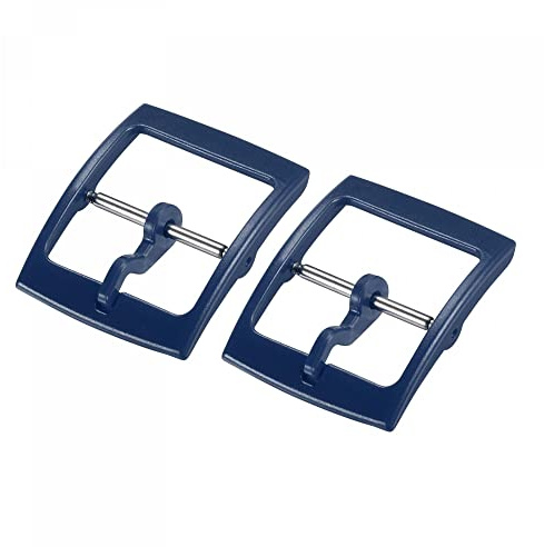 sourcing map Fibbia in plastica per cinturino orologio, Blu scuro, 16mm, Cinturino