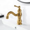 Coleniny Wasserhahn Bad Antik Bronze, 360° Schwenkbar Armatur Waschbecken für Bad, Einhebel Mischbatterie Waschbecken aus Messing, Retro Waschtischarmatur Bad, G3/8 Schlauch EU Norm