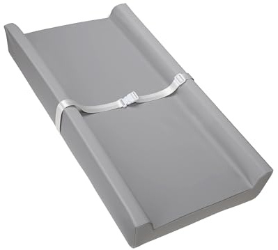Manlilai Vegan Leather Baby Changing Pad, Waterproof Wipeable Diaper Changing Mat 31.5x16 Inch for Infants, Comfortable Station for Table and Dresser
