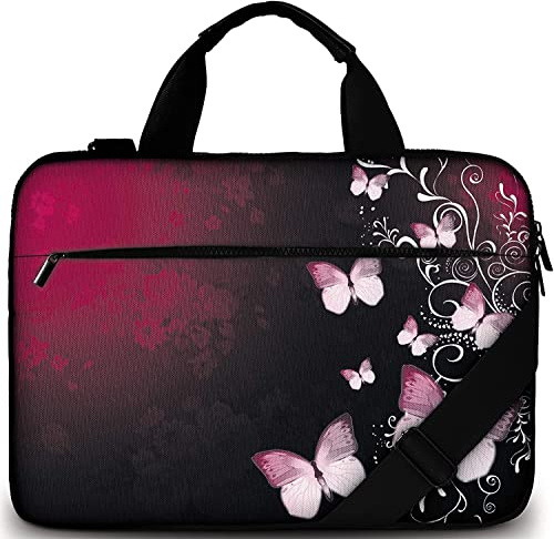 SIDORENKO - Borsa in Neoprene per Notebook Borsa a Tracolla per PC Portatili Laptop Sleeve Case 15-15.6 Pollici/MacBook Air/MacBook PRO con Manici e Tracolla Tasche per Accessori