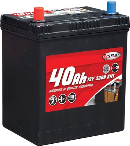 Start Batteria Auto 40AH per vetture giapponesi-coreane polo sinistro J37