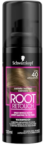 Schwarzkopf Root Retouch Spray Colorante per Capelli 120 ml, Marrone