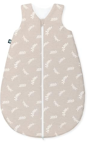 Julius Zöllner Baby året runt-sovsäck i jersey bomull, standard 100 av Oeko-Tex, Made in Germany, storlek 62, Twiggy