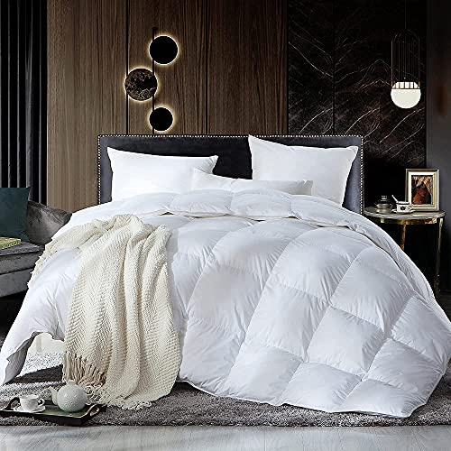 Softland Edredón de plumón, 200 x 220 cm, producto natural, color blanco, 2200 g