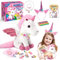 Qukir Unicorn Gifts for 3-10 Year Old Girls, Stuffed Animals Toys for 3-10 Year Old Girl Teddy Birthday Gifts for 3 4 5 6 7 8 Year Old Girls Toys Unicorn Soft Toys Birthday