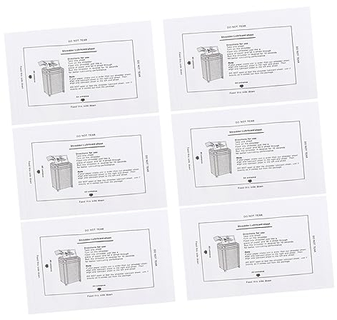 COHEALI 12St aktenvernichter öl Schmierölpaket professionelles Aktenvernichteröl Haupt Ölpapier tragbares Papier Weiß