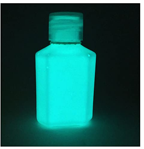 60ML Glow in The Dark Luminous Acrylic Paint - Select a Colour (Aqua)