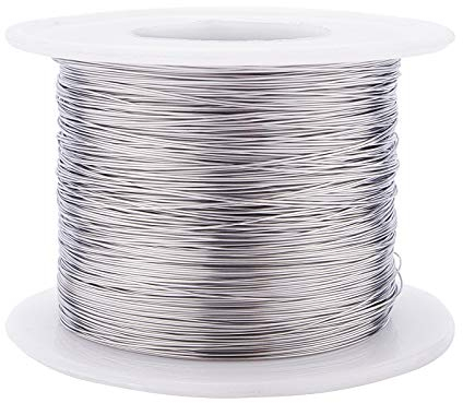 BENECREAR 300m 0.3mm Einzelstrang Tiger Tail Perlendraht 304 Edelstahl Craft Jewelry Perlendraht für Crafts Schmuckherstellung Umreifung, Skulpturenrahmen