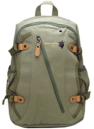 ROOGU Land Turtle Rucksack 25L – Bequemer Rucksack mit vielen praktischen Fächern – Armee Grün – Laptopfach, extra breite Schultergurte, 35x45x15cm