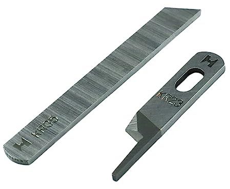 Blooy KR23 + KR35 övre nedre kniv för siruba 700F, 700K, 737, 747 industriell overlock symaskin delar blad