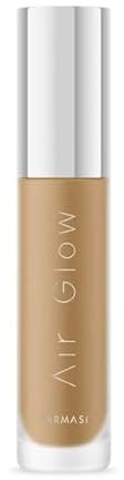 Fondotinta Farmasi Air Glow (W18), Profondamente idratante e leggero, Formula con acqua di mare, Pelle dall'aspetto naturale morbida e levigata, Copertura ilauronica modulabile 30 ml