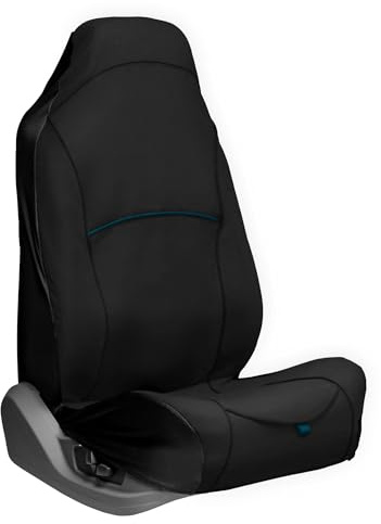 Kurgo Housse de siège Passager Copilot pour Chien, Protection de siège baquets Imperméable et Anti-déchirure, Taille Unique, Noir