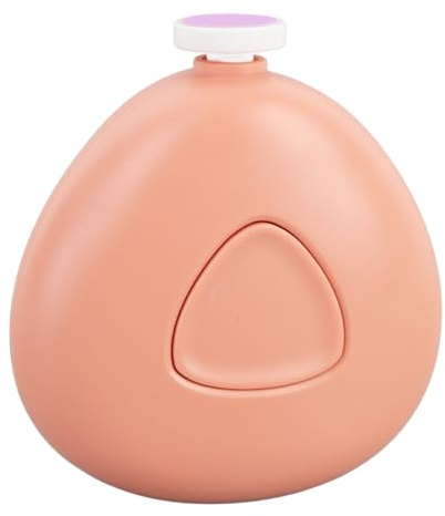 Generic Cortauñas Infantil, Juego de Lima de Uñas Eléctrica a Prueba de Arañazos con Múltiples Cabezales de Molienda para Bebés y Recién Nacidos (naranja rojo)