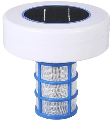 Ionizador solar para piscinas, desinfección de iones de cobre y plata, eliminación de algas, limpiador solar flotante para piscinas en el suelo