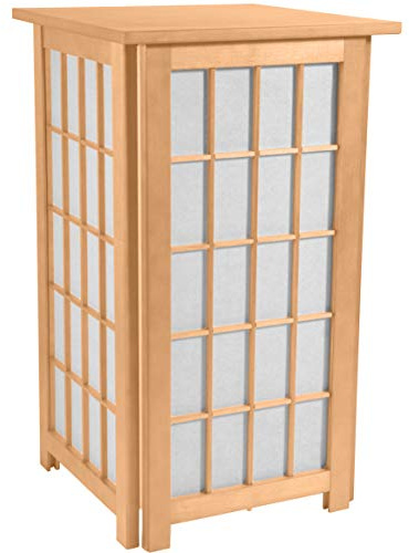 Red Lantern 27 Tall Hokkaido End Table Shoji Lamp, Natural