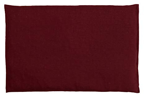 Coussin aux pépins de raisins - bordeaux - 30x20cm - Coussin thermique - Coussin aux graines - Bouillotte sèche - Compresse froide -