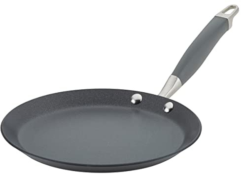 Anolon Advanced Home Hard Anodized Nonstick Crepe Pan, 9.5 Inch - Moonstone