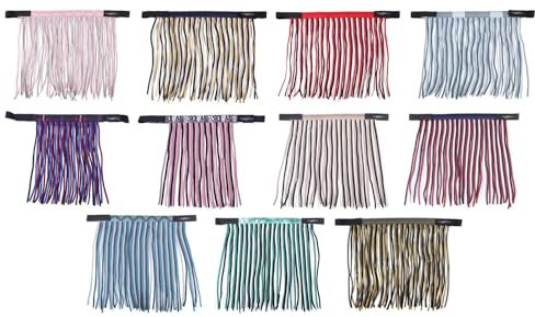 netproshop Fliegenfransen Fliegenschutz mit Klettverschluss zur Befestigung am Halfter Gr. Shetty bis Cob, Groesse:Cob, Farbe:Snake