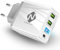 Nebari Caricatore Usb Multiplo 36 W Type C Veloce, Alimentatore Caricabatterie Spina Usb C Rapido Compatibile Iphone 14 13 12 11 Ipad, Carica Batterie Cellulare,Presa Multipla Usb Da Muro