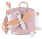 NOUKIE'S - Velousoft aktivitetskub - rosa - Popsie, Gigi & Louli