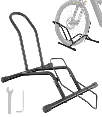 Fahrradständer Boden, Freistehender Fahrradständer 16 bis 29 Zoll, Fahrradhalter, fahrrad montageständer, Fahrrad Bike Ständer, Freistehender Fahrrad Abstellständer, für Mountainbike Rennrad MTB