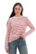 Long Sleeve Tops Women - Round Neck 100% Cotton T Shirts Ladies Long Sleeve Tops, Colorful Long Sleeve T Shirts for Women, Ladies Tops, Tops for Women UK Red