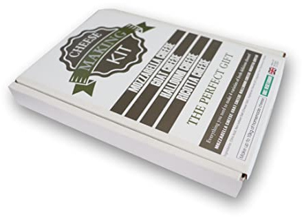 Kit de fabrication de fromage, chèvre, fromage chypriote, mozzarella, ricotta, coffret cadeau argent