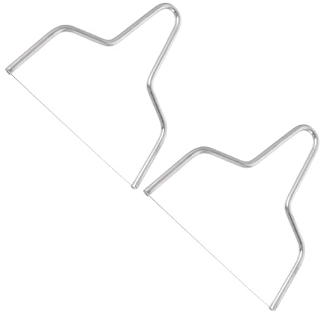 VALICLUD 2pièces Trancheuses à Fromage Acier Inoxydable Lot De Coupe-fromage Pratique Pour Fromage Fruits Et Gâteaux