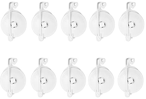 SIXRUN Yoyo pour Plantes 10 Pièces, Support de Jardinage Réutilisable avec Ficelle Transparente de 1,5 M pour Plantes en Pot Intérieures et Extérieures, Accessoires de Culture de