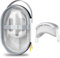 GEEKRIA Shield Hartschalen-Tragetasche kompatibel mit Apple Vision Pro, sturz- und Kratzfeste tragbare Tasche schützt VR-Gerät und Zubehör, geeignet für unterwegs und zu Hause (Transparent)