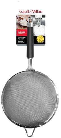 GAULT&MILLAU - Passoire Inox - Résistante et polyvalente - Parfaite pour égoutter pâtes et légumes - Lot de 1
