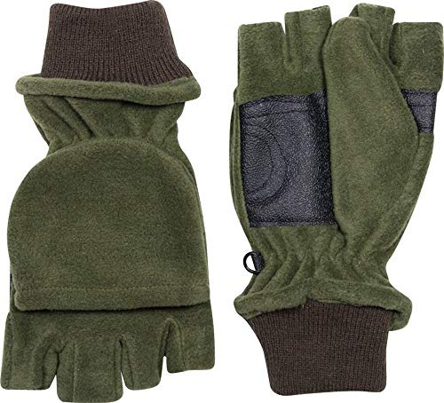 JACK PYKE Green Fleece Shooters Mitts