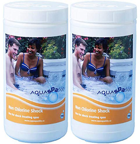 AQUASPARKLE 2KG Quality Non Chlorine Shock Spas Hot Tubs Pool FOR CHLORINE AND BROMINE USERS
