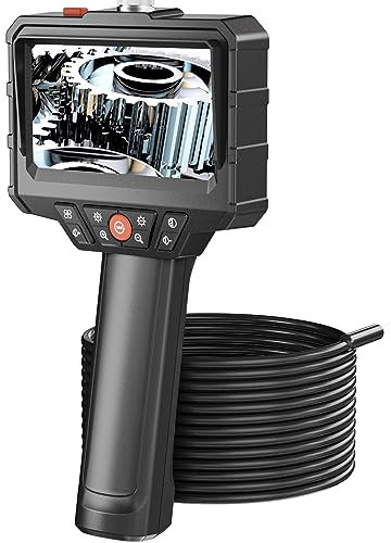 SACOKIA Borescope Inspection Camera, 4.3'' IPS Screen, 1080P HD Digital Snake Camera, USB, Black, Waterproof