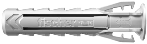 fischer - Cheville nylon à expansion SX Plus 4x20 avec collerette, tous matériaux/Blister de 28